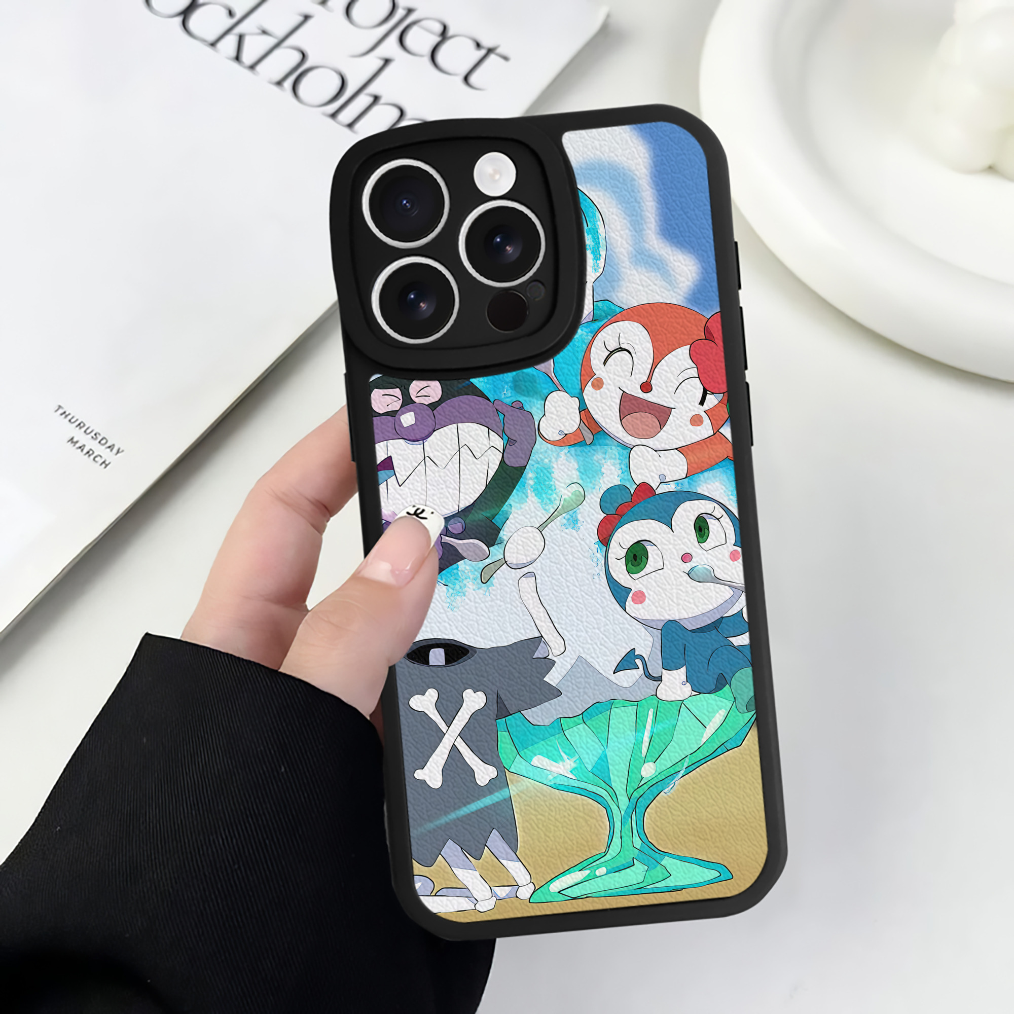 （画像用） アンパンマン Anpanman 【iPhone 16シリーズ対応】シリコンスマホケース（レザー調） 材質：シリコン